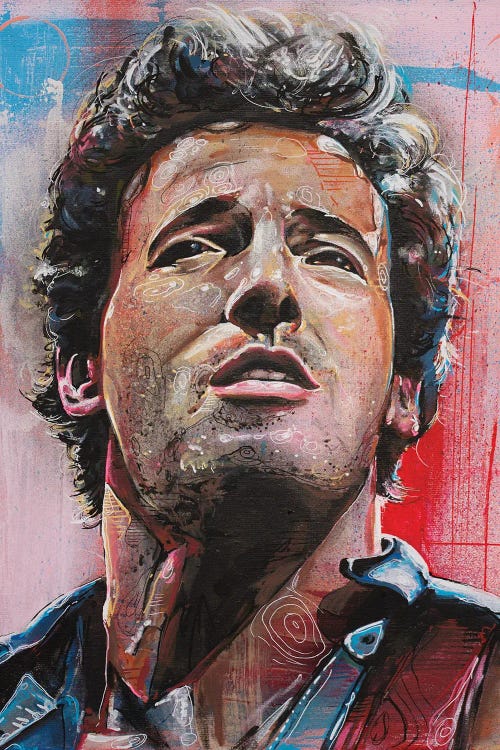 Bruce Springsteen by Jos Hoppenbrouwers wall art