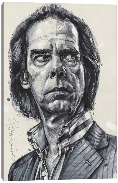 Nick Cave Canvas Art Print - Jos Hoppenbrouwers
