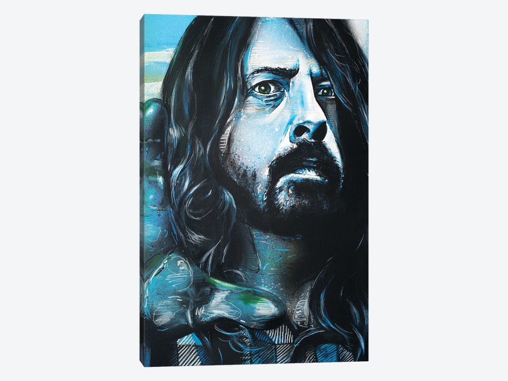 Dave Grohl, Foo Fighters by Jos Hoppenbrouwers 1-piece Canvas Wall Art