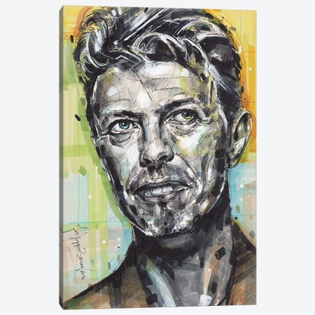 David Bowie II Canvas Print #HBW26} by Jos Hoppenbrouwers Canvas Art Print