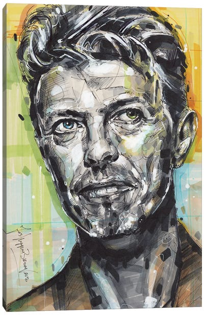 David Bowie II Canvas Art Print - David Bowie