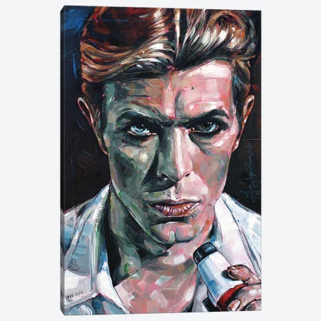 David Bowie III Canvas Print #HBW27} by Jos Hoppenbrouwers Art Print