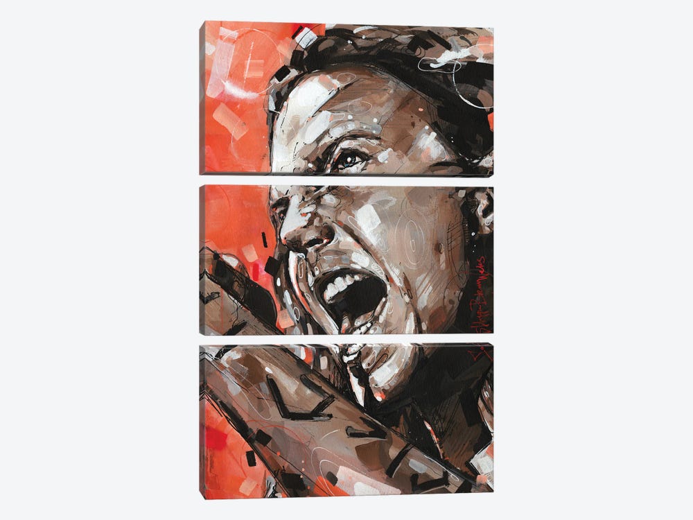 Eddie Vedder by Jos Hoppenbrouwers 3-piece Canvas Art