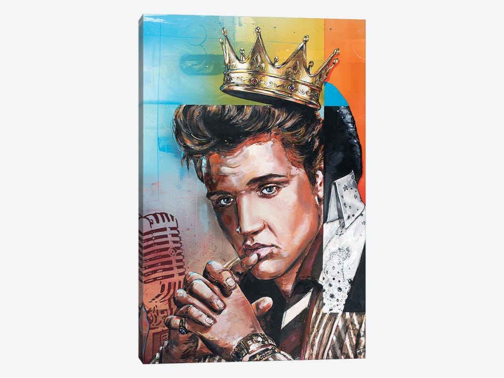 Elvis Presley by Jos Hoppenbrouwers 1-piece Art Print