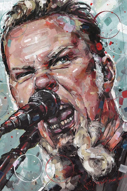 James Hetfield by Jos Hoppenbrouwers wall art