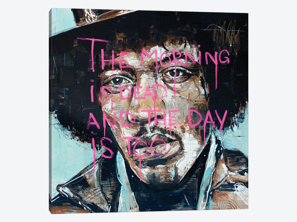 Jimi Hendrix by Jos Hoppenbrouwers 1-piece Art Print