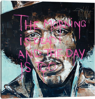 Jimi Hendrix Canvas Art Print - Jos Hoppenbrouwers