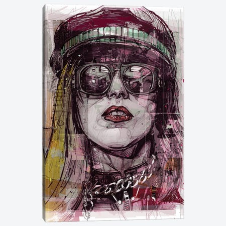 Lady Gaga Canvas Print #HBW53} by Jos Hoppenbrouwers Canvas Art Print