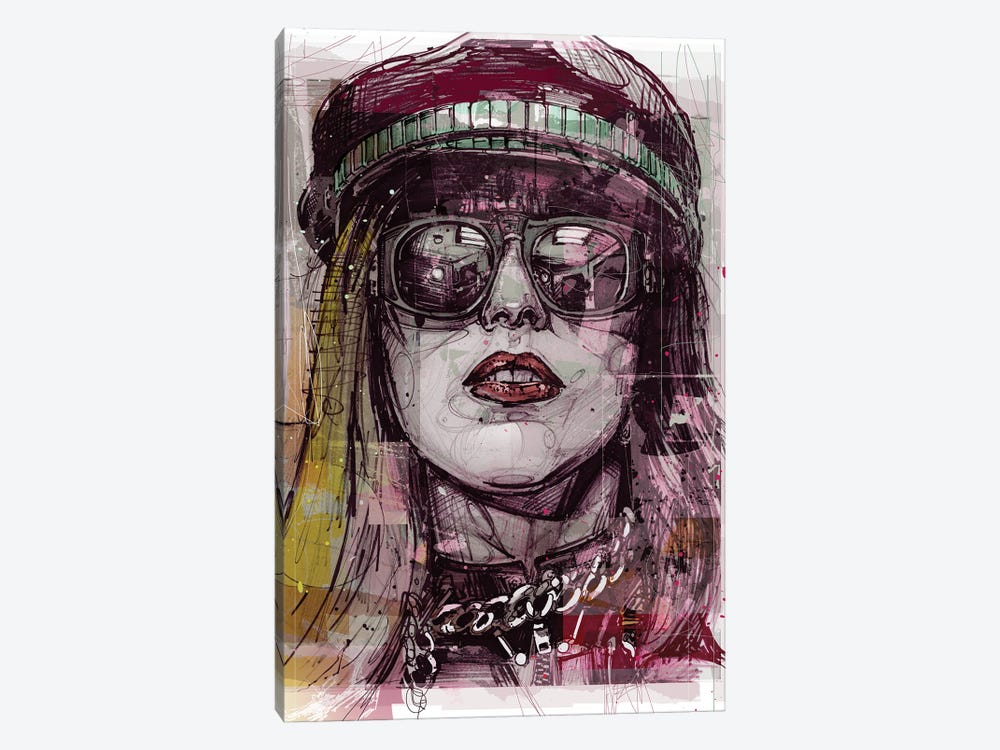 Lady Gaga by Jos Hoppenbrouwers 1-piece Canvas Artwork
