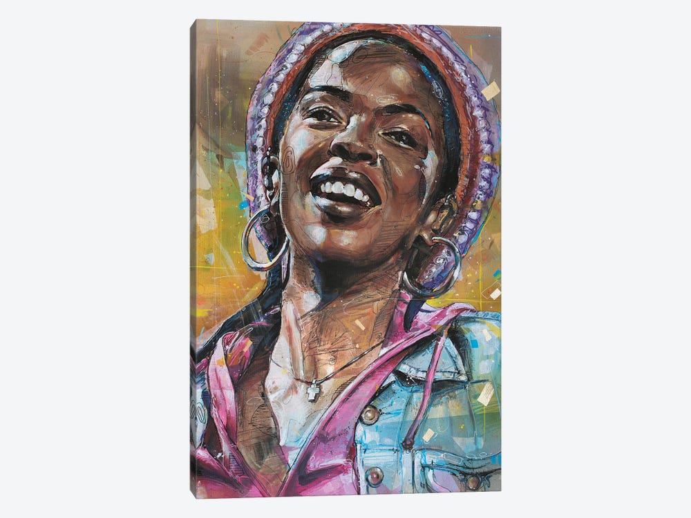 Lauryn Hill by Jos Hoppenbrouwers 1-piece Canvas Print