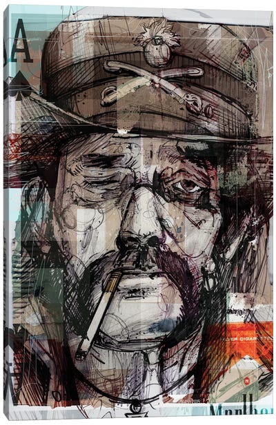Lemmy Kilmister, Motörhead Canvas Art Print - Lemmy Kilmister