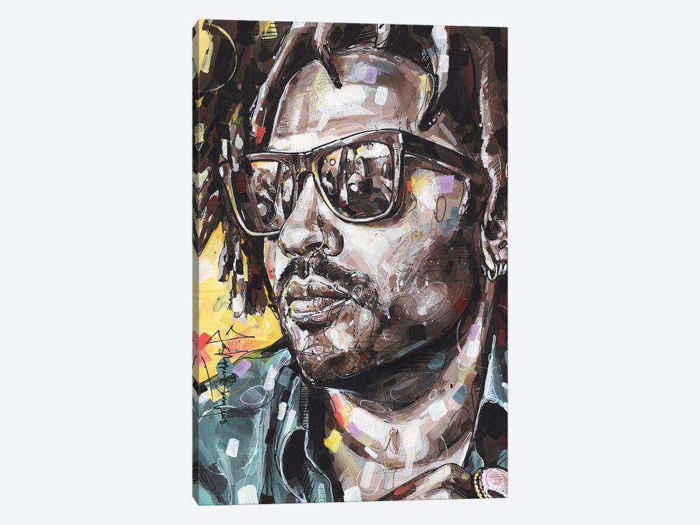 Lenny Kravitz by Jos Hoppenbrouwers 1-piece Art Print
