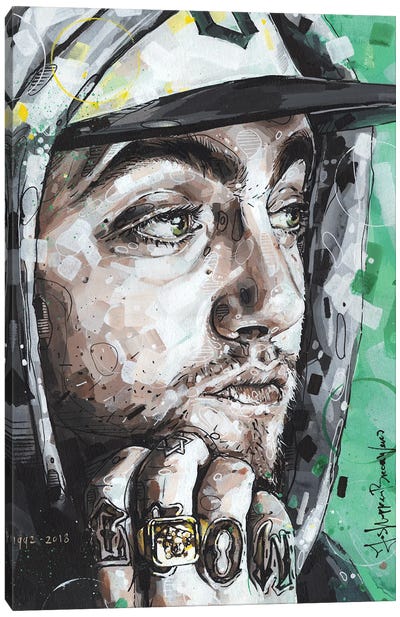 Mac Miller Canvas Art Print - Mac Miller