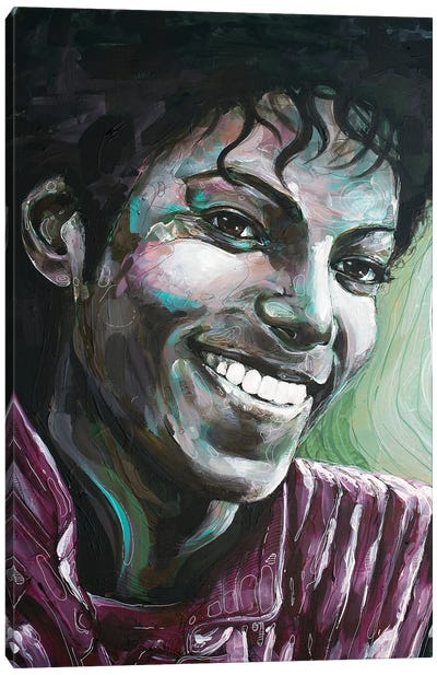 Michael Jackson Canvas Art Print - Jos Hoppenbrouwers