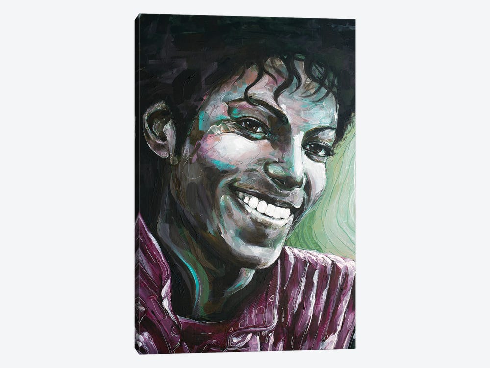 Michael Jackson by Jos Hoppenbrouwers 1-piece Canvas Print