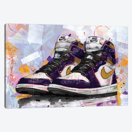 Nike SB Dunk La To Chicago Canvas Print #HBW97} by Jos Hoppenbrouwers Canvas Artwork