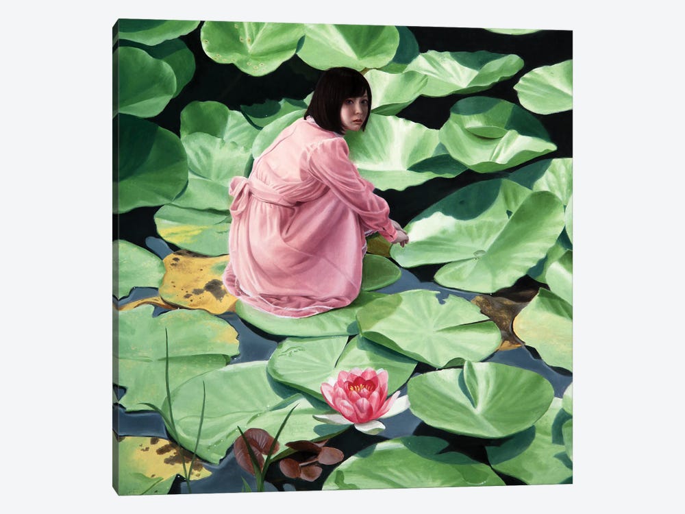The Maiden On The Lotus by Takahiro Hirabayashi 1-piece Canvas Print
