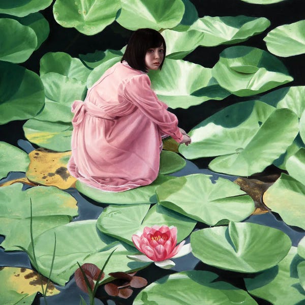Water Lilies: The Maiden On The Lotus by Takahiro Hirabayashi