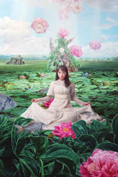 The Purified World Spreads Silently by Takahiro Hirabayashi wall art