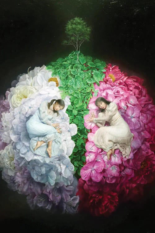 Flower Germination by Takahiro Hirabayashi wall art