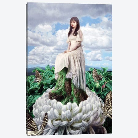 The World Hatched Canvas Print #HBY7} by Takahiro Hirabayashi Art Print