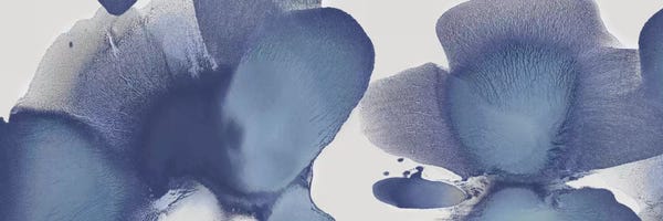 Large Modern Art - Canvas Prints: Animate Indigo I by Hannah Carlson