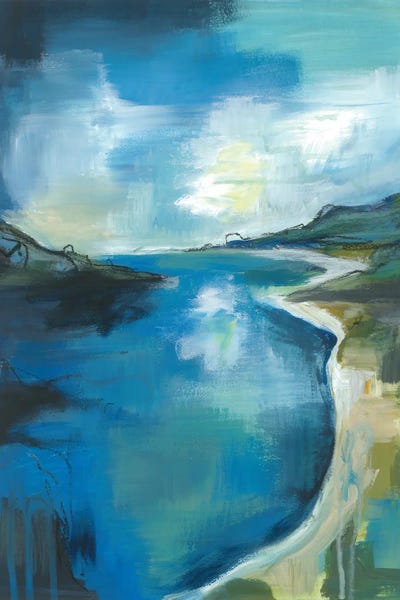 Large Coastal Art - Canvas Prints: Tidal Flow by Heidi Clawson