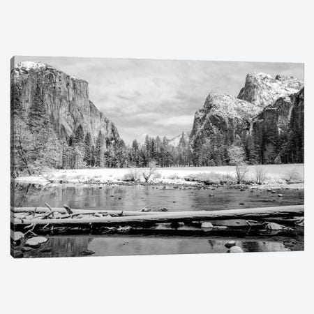 Yosemite Valley Winter View Canvas Print #HDG107} by Stephen Hodgetts Canvas Print