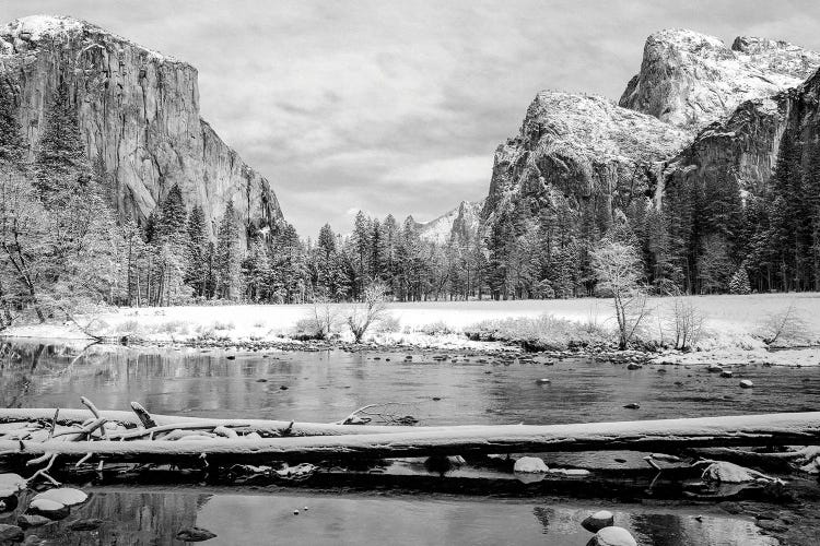 Yosemite Valley Winter View by Stephen Hodgetts wall art