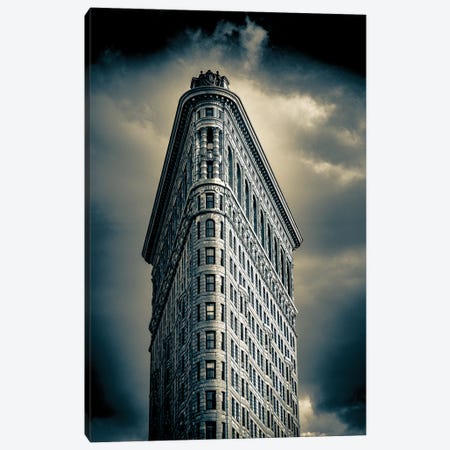 Flatiron Building New York Canvas Print #HDG10} by Stephen Hodgetts Canvas Print