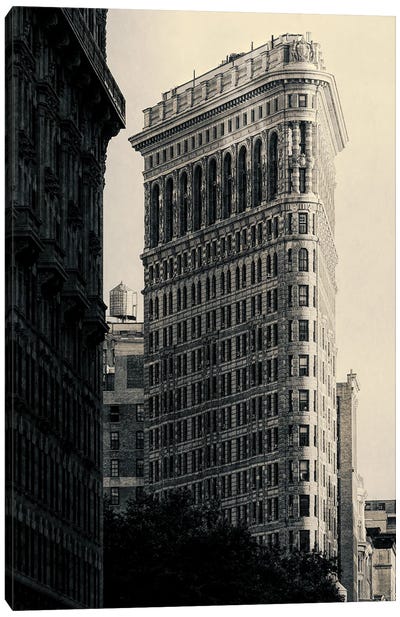 Flatiron Building 5th Ave New York Canvas Art Print - Stephen Hodgetts