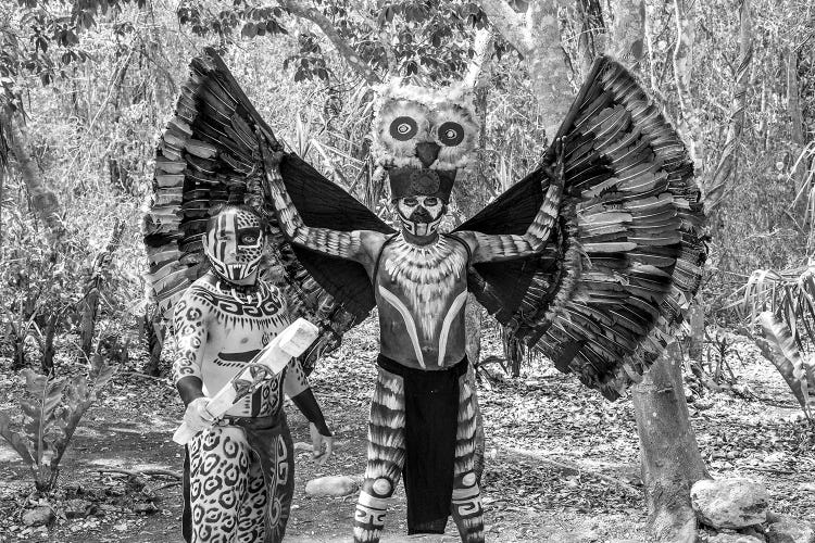 Maya Men Mexico by Stephen Hodgetts wall art