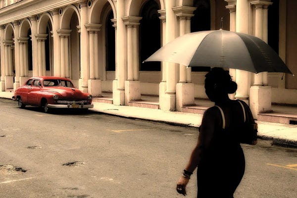 Cuba: Havana Street Scene II by Stephen Hodgetts