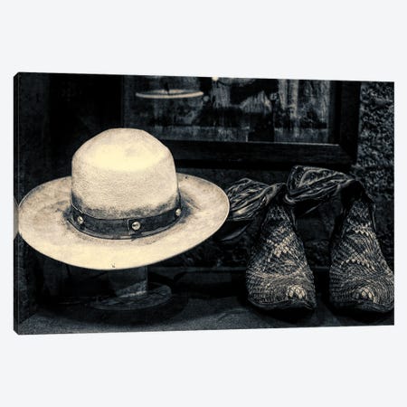 Stetson & Boots - New York Canvas Print #HDG15} by Stephen Hodgetts Canvas Wall Art