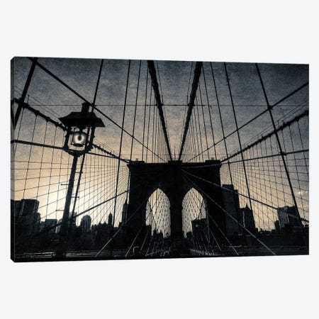 Brooklyn Bridge Canvas Print #HDG18} by Stephen Hodgetts Canvas Print