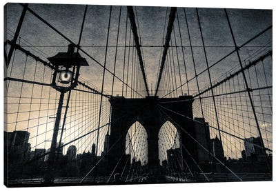 Brooklyn Bridge Canvas Art Print - Stephen Hodgetts