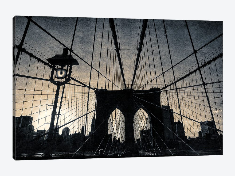 Brooklyn Bridge by Stephen Hodgetts 1-piece Canvas Art