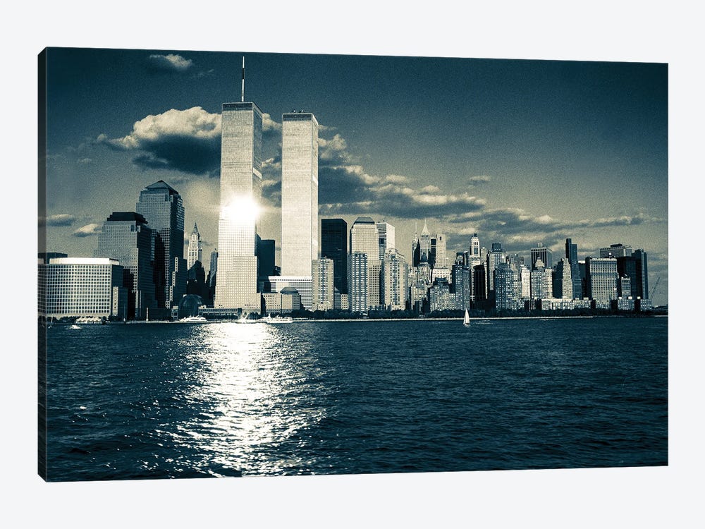 Twin Towers New York by Stephen Hodgetts 1-piece Art Print