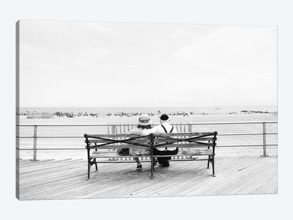 Contemplation - Colney Island New York by Stephen Hodgetts 1-piece Canvas Art