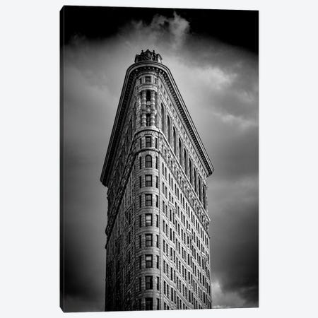Flatiron Building New York B&W Canvas Print #HDG30} by Stephen Hodgetts Art Print