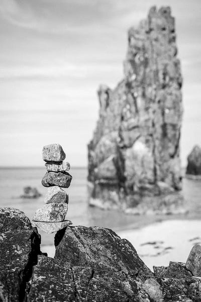 Stephen Hodgetts: Sea Stacks Tolsta Isle Of Lewis by Stephen Hodgetts