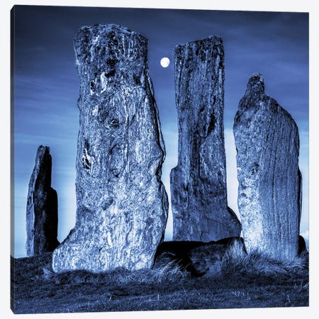 Standing Stones Callanish Canvas Print #HDG62} by Stephen Hodgetts Canvas Wall Art