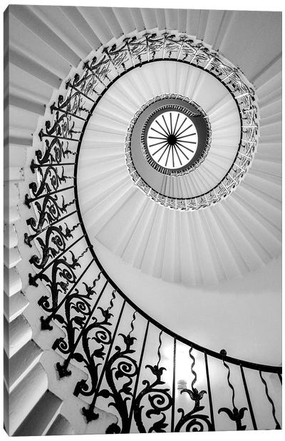 Tulip Staircase Queens House London Canvas Art Print - Stephen Hodgetts