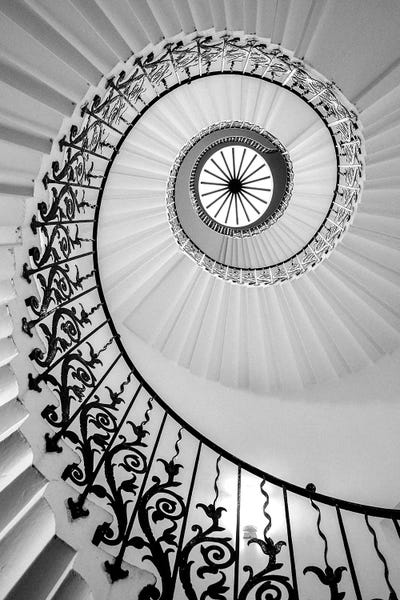 Stephen Hodgetts: Tulip Staircase Queens House London by Stephen Hodgetts
