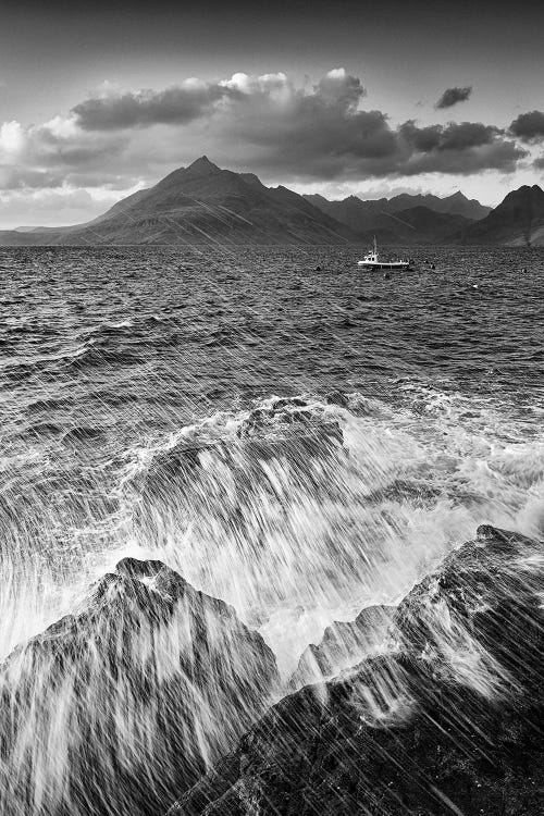 Wipeout At Elgol Isle Of Skye by Stephen Hodgetts wall art