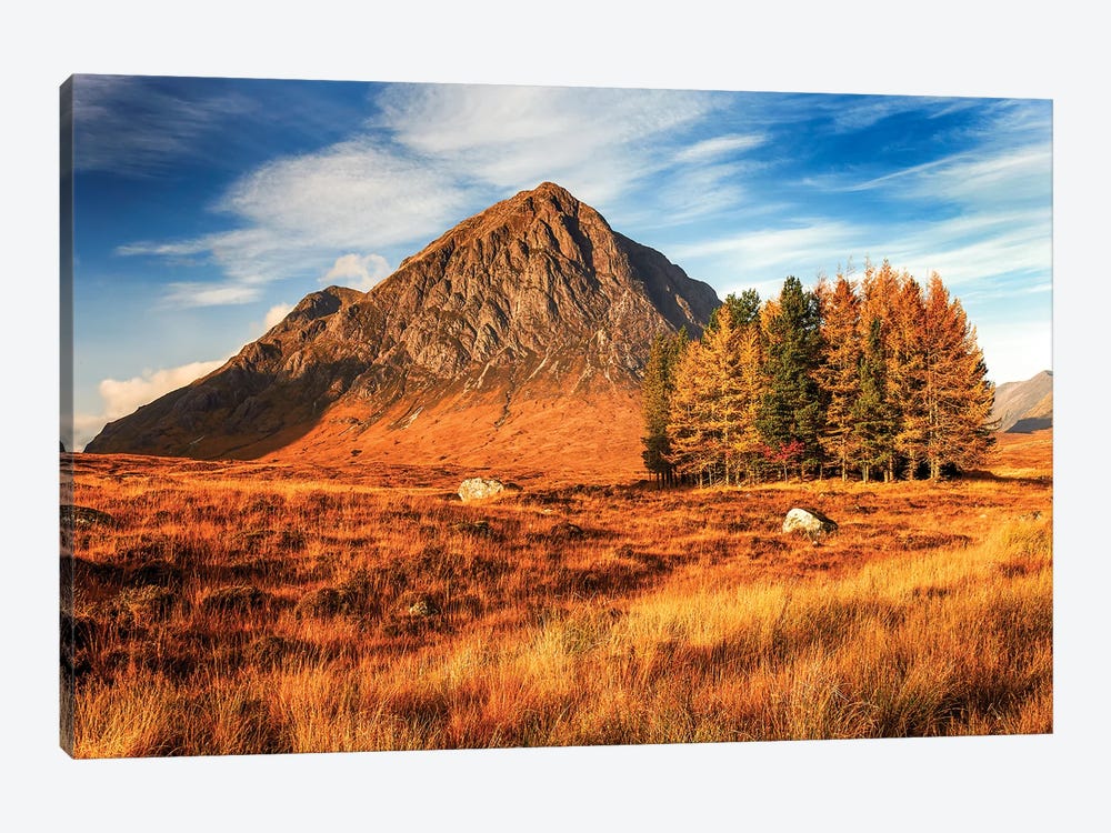 Buachaille Etive Mor Autumn View by Stephen Hodgetts 1-piece Canvas Wall Art