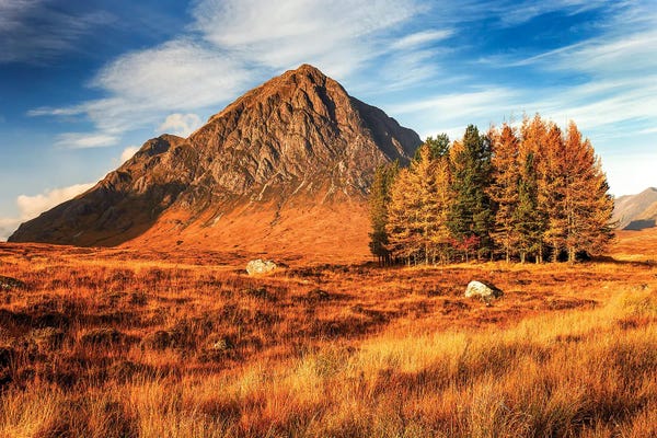 Stephen Hodgetts: Buachaille Etive Mor Autumn View by Stephen Hodgetts