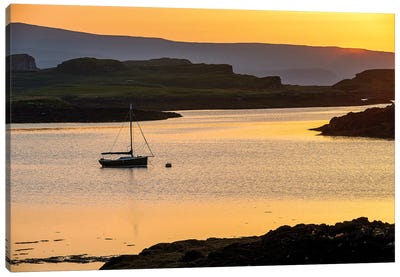 Dungaven - Isle Of Skye Canvas Art Print - Sepia Photography