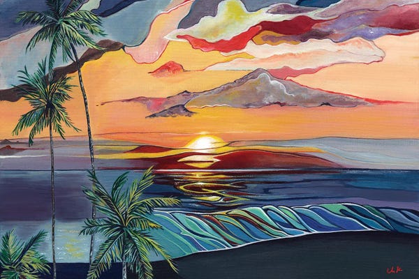 Large Art for Bathroom - Canvas Prints: Dreaming Of Waikaloa by Hidden Hale
