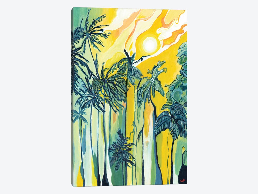 Palms In The Sun by Hidden Hale 1-piece Canvas Art